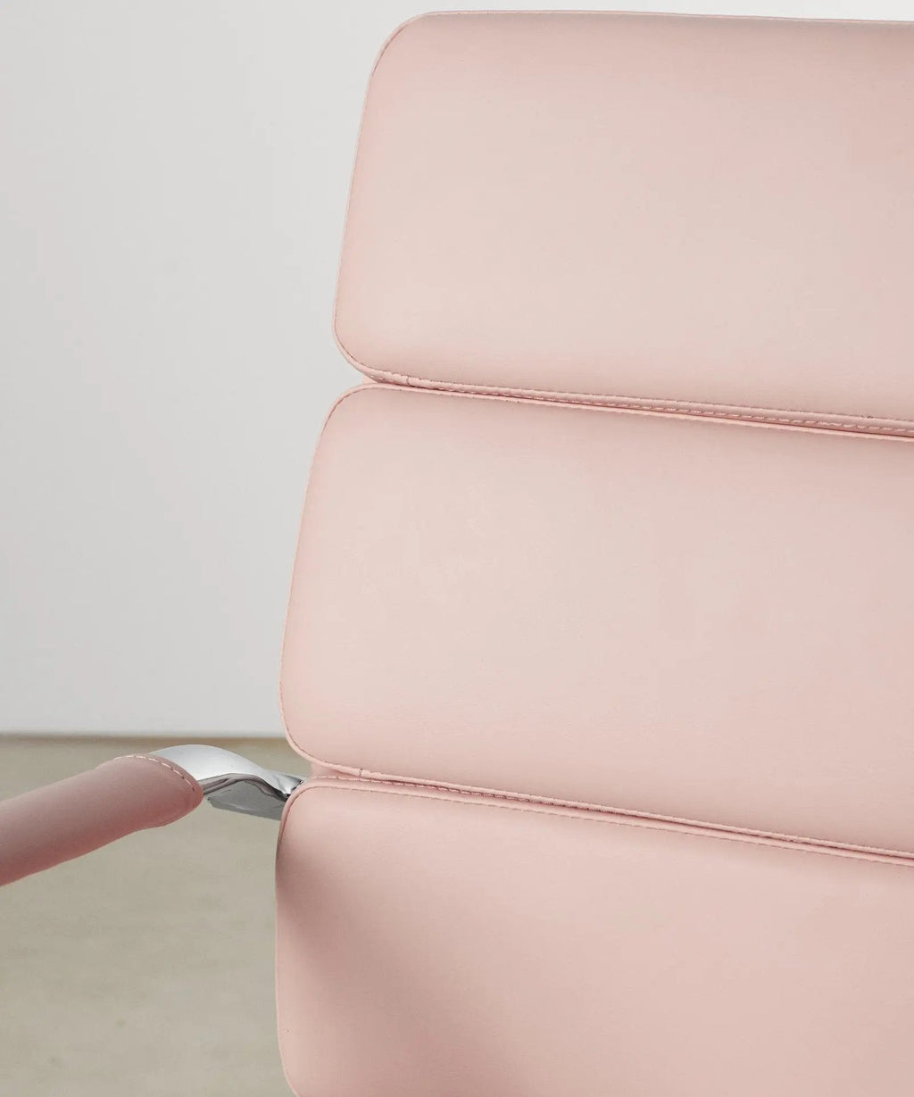 Chaise de bureau en similicuir Low Back Adalia - Color Edition
