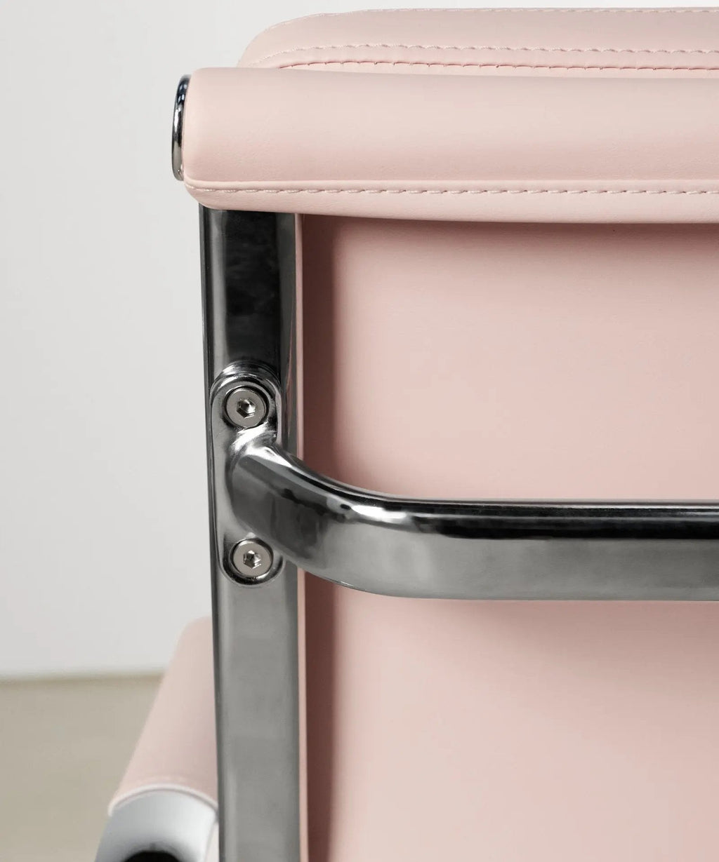 Chaise de bureau en similicuir Low Back Adalia - Color Edition