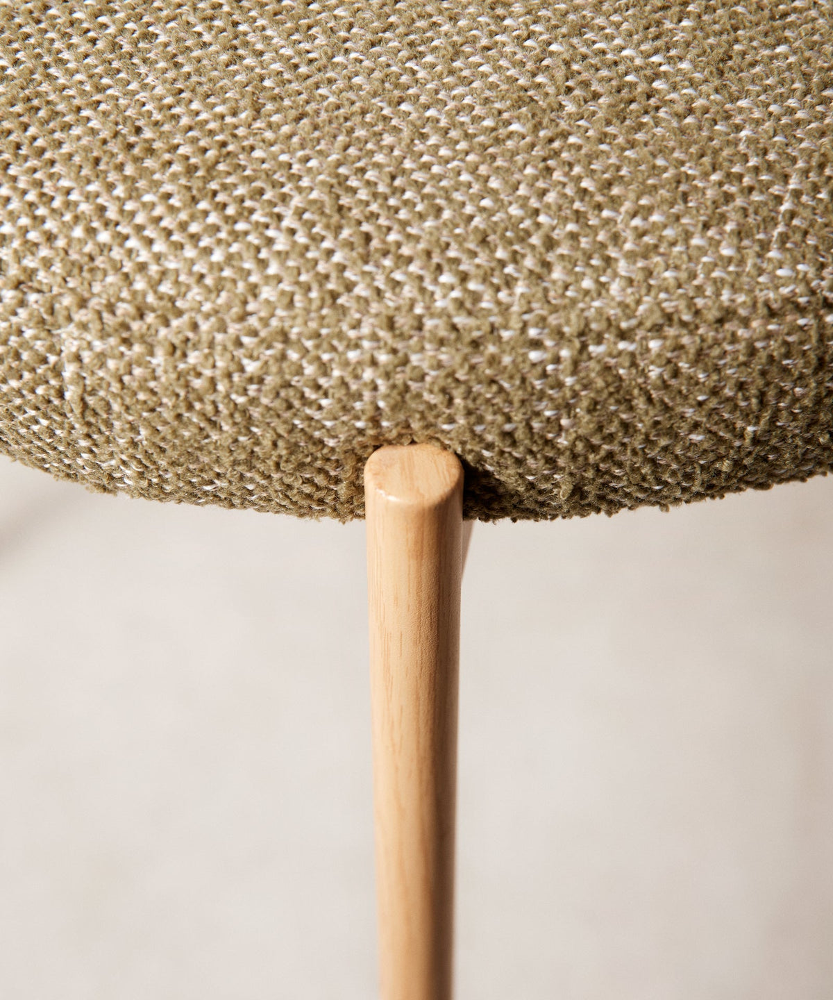 Chaise de salle à manger en tissu et métal Alexia