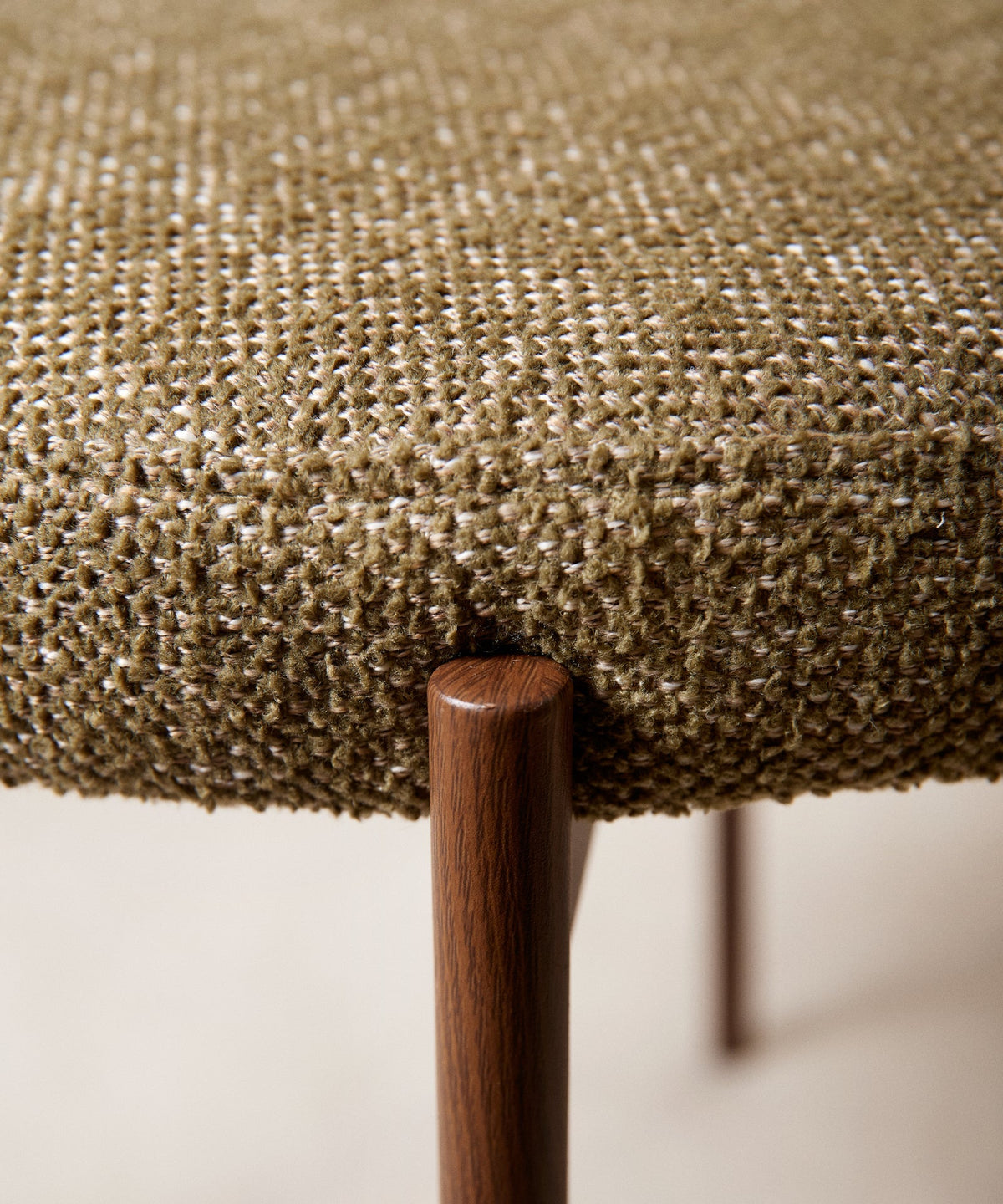 Chaise de salle à manger en tissu et métal Alexia
