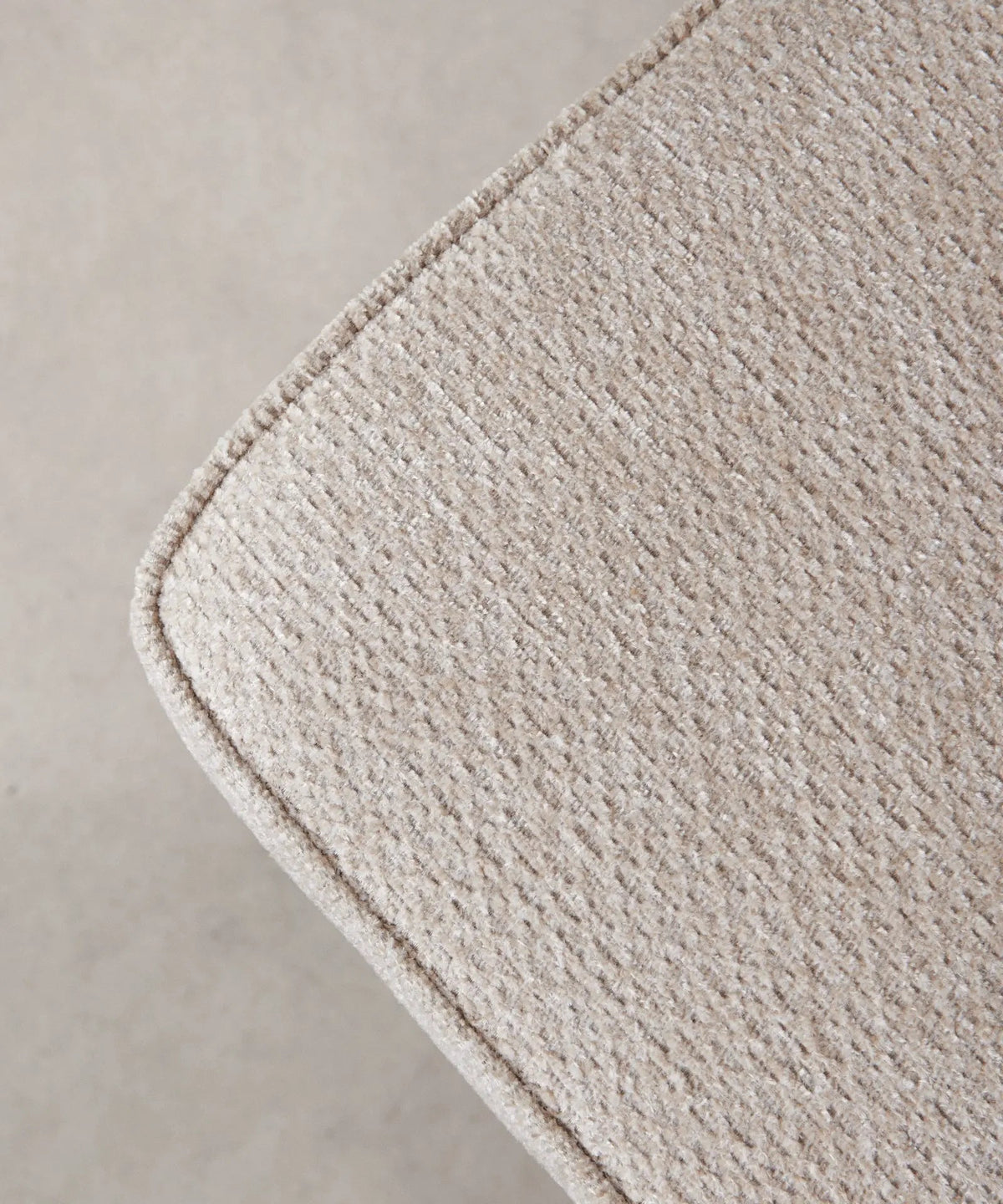 Chaise de salle à manger en tissu et métal Anela