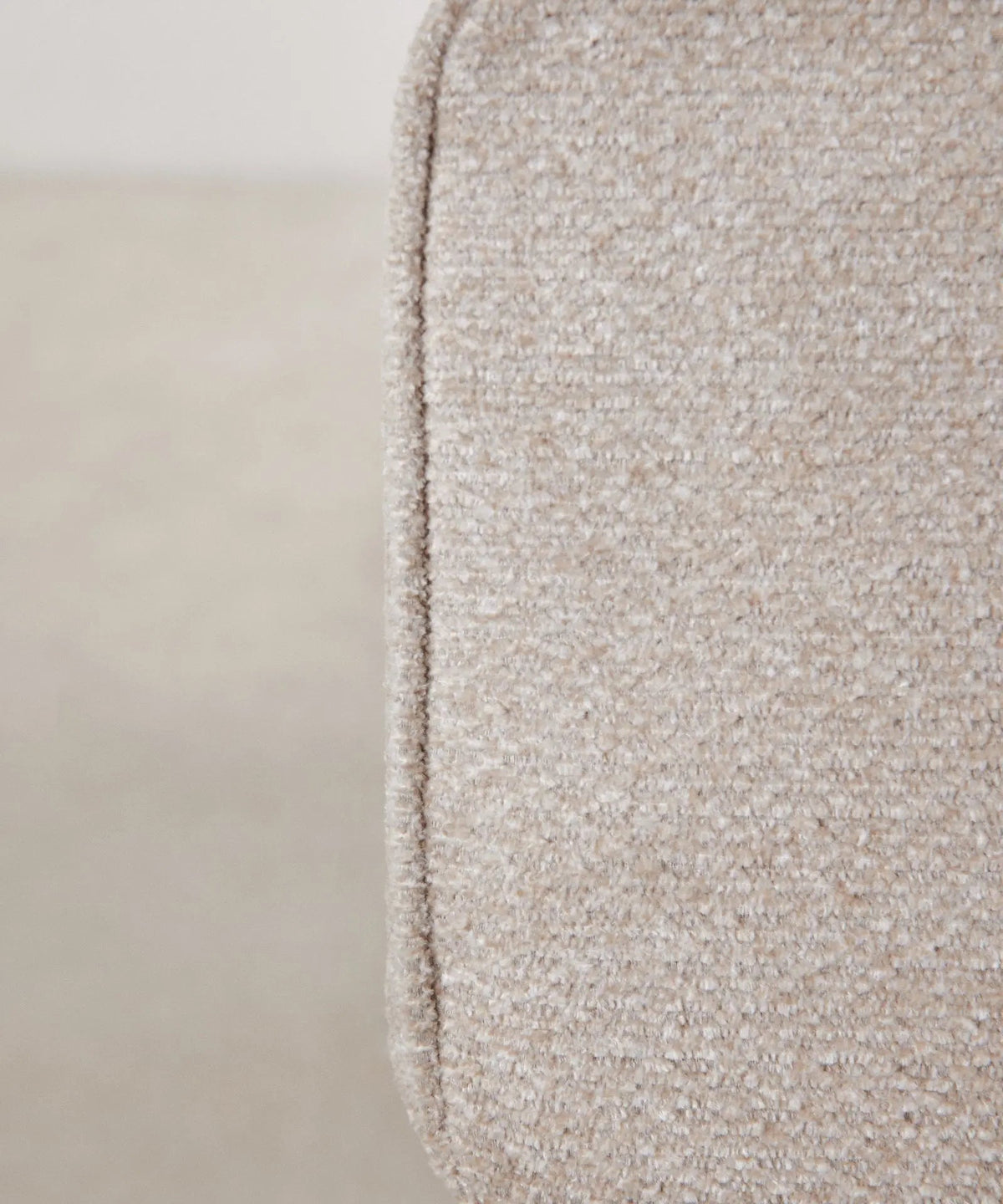 Chaise de salle à manger en tissu et métal Anela