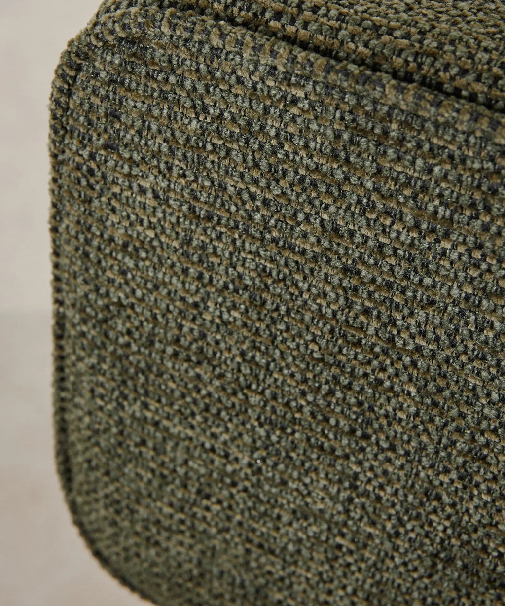 Chaise de salle à manger en tissu et métal Anela