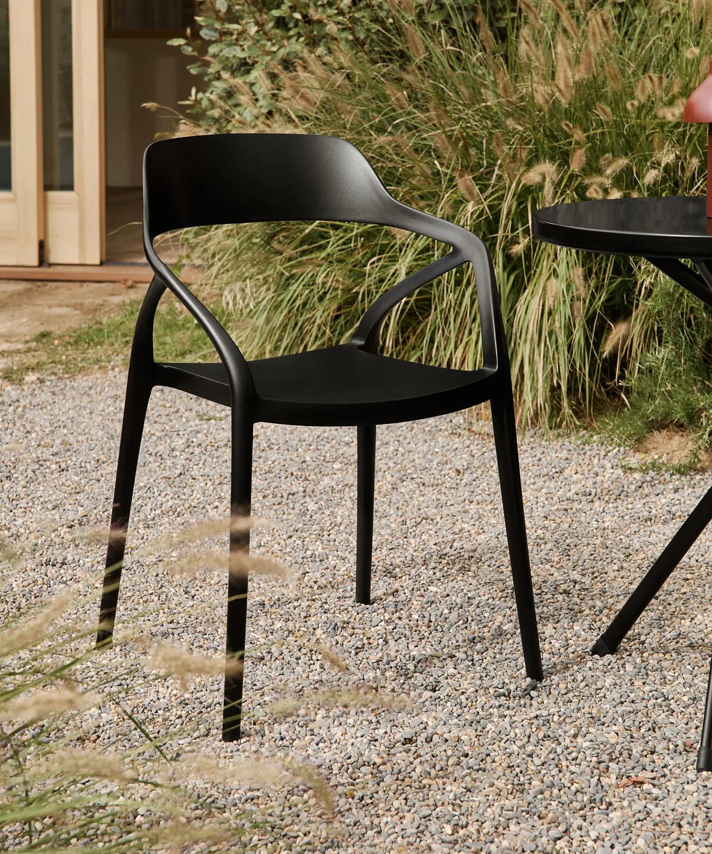 Chaise en polypropylène avec accoudoirs Grace