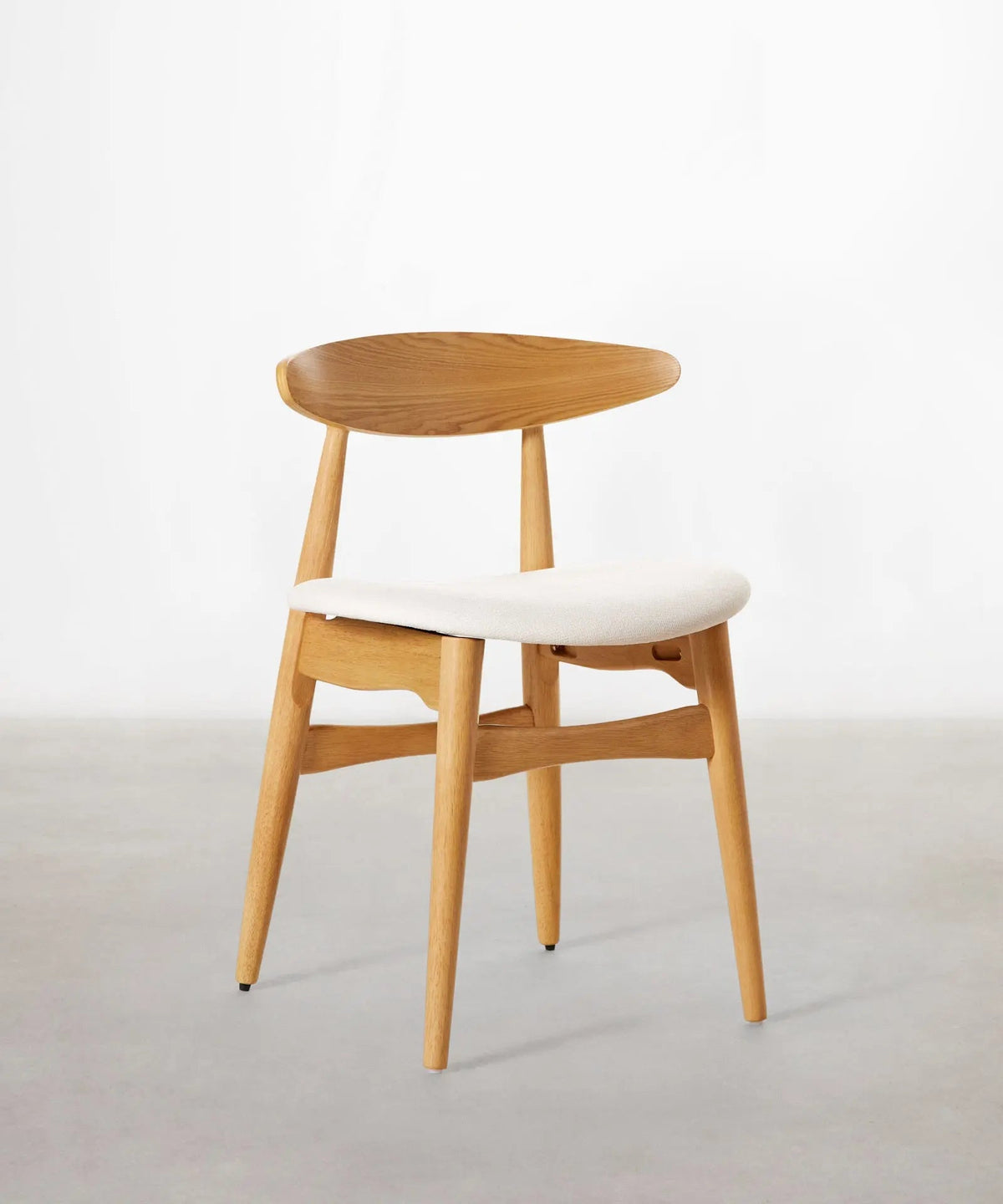 Chaise de salle à manger en bois rembourrée Kyoto