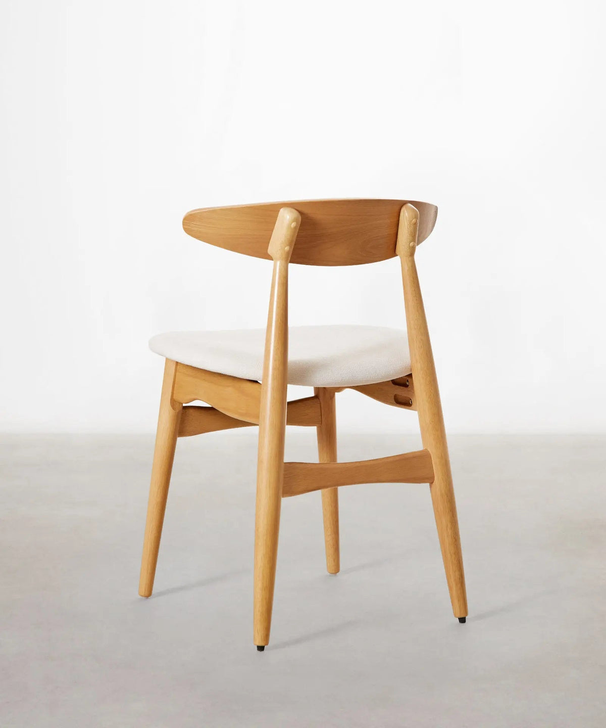 Chaise de salle à manger en bois rembourrée Kyoto