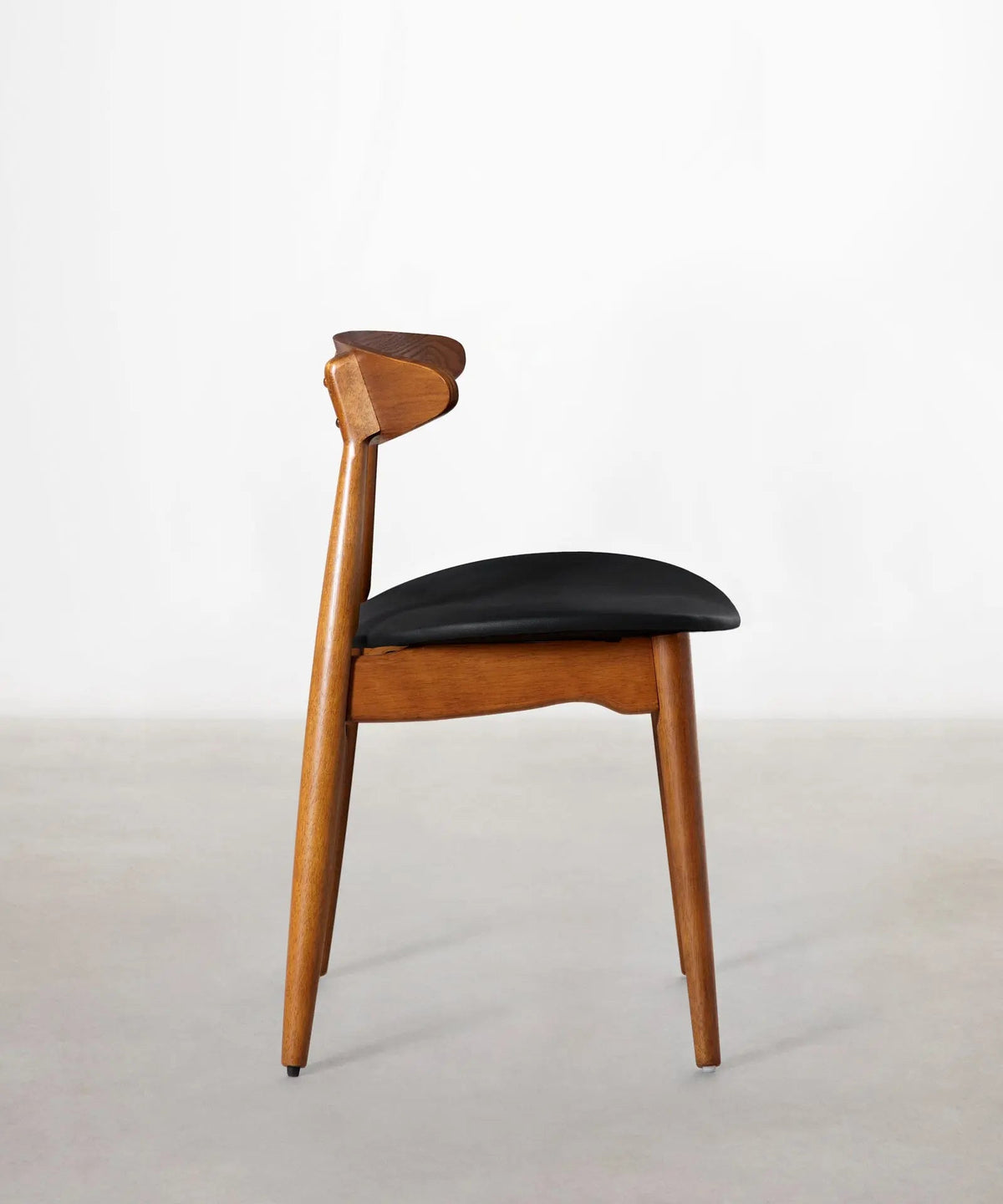 Chaise de salle à manger en bois rembourrée Kyoto