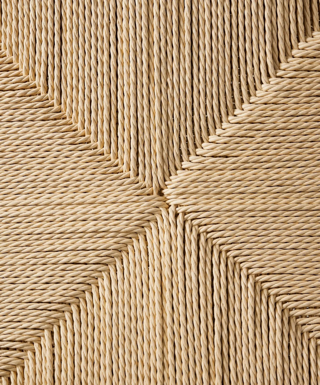 Chaise de salle à manger en bois et corde tressée Leena