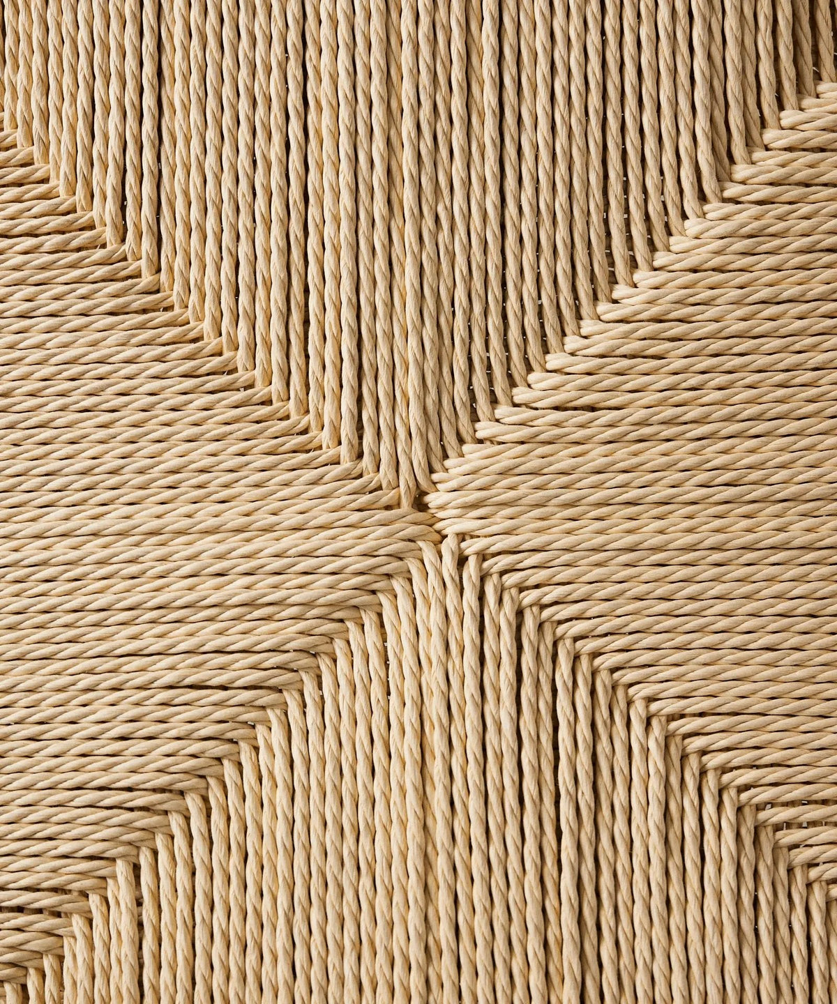 Chaise de salle à manger en bois et corde tressée Leena