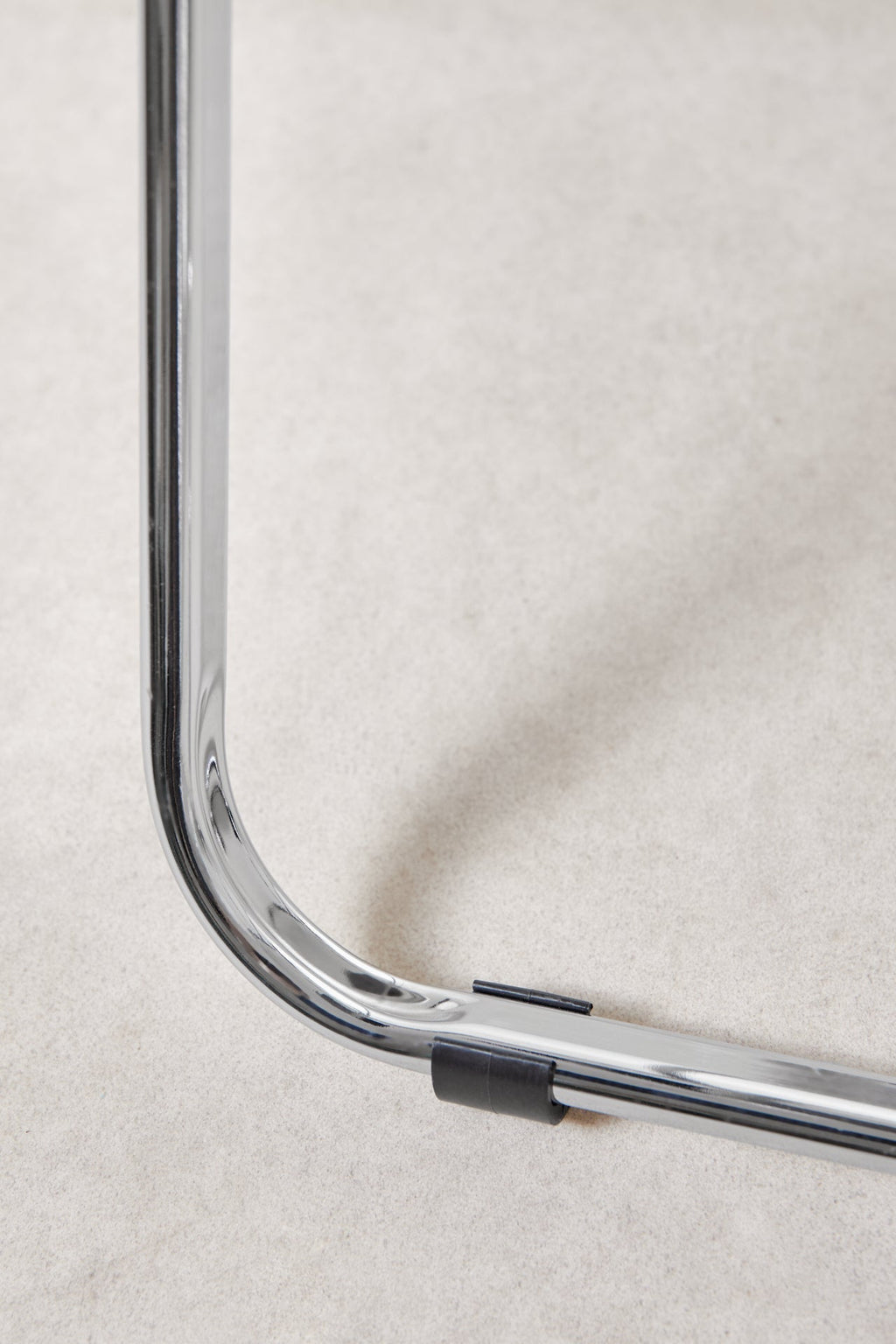 Chaise pliante en acier chromé Luma