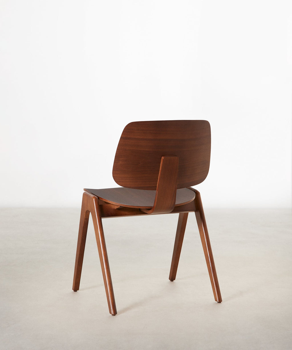 Chaise de salle à manger en bois Vega
