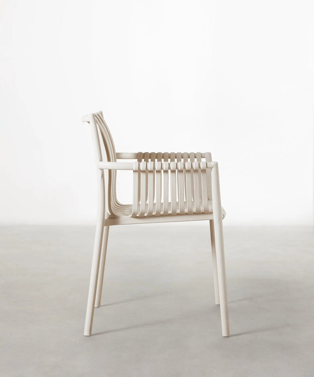Chaise en polypropylène avec accoudoirs Salma