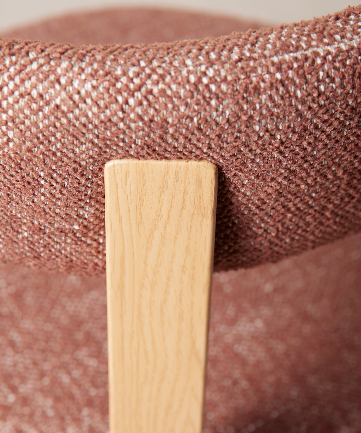 Chaise de Salle à Manger Rembourrée en Métal Effet Bois Aura