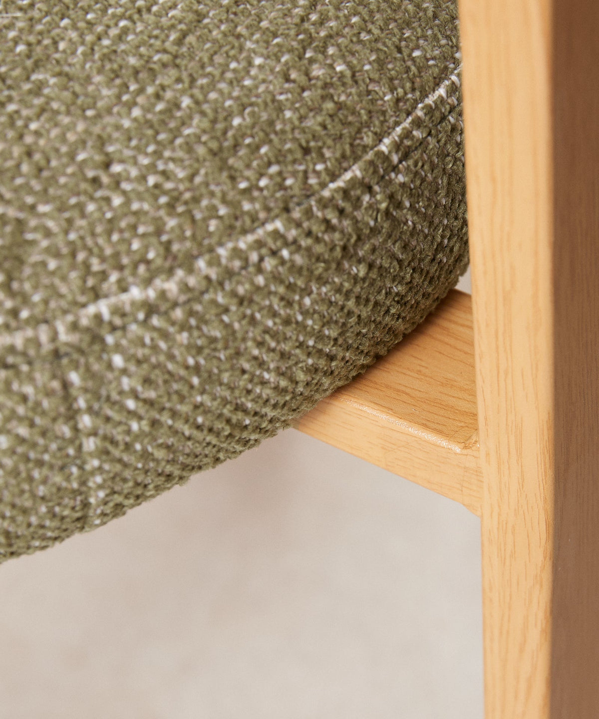 Chaise de Salle à Manger Rembourrée en Métal Effet Bois Aura