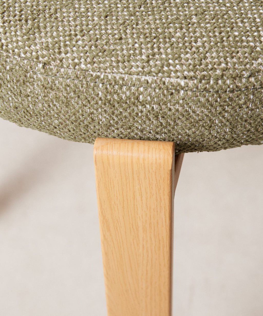 Chaise de Salle à Manger Rembourrée en Métal Effet Bois Aura