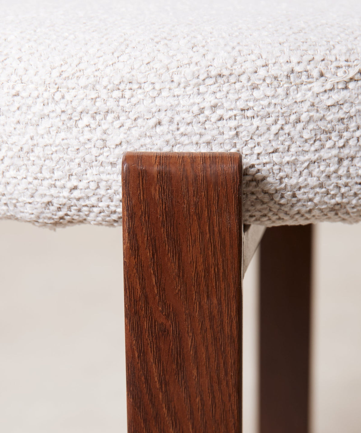 Chaise de Salle à Manger Rembourrée en Métal Effet Bois Aura