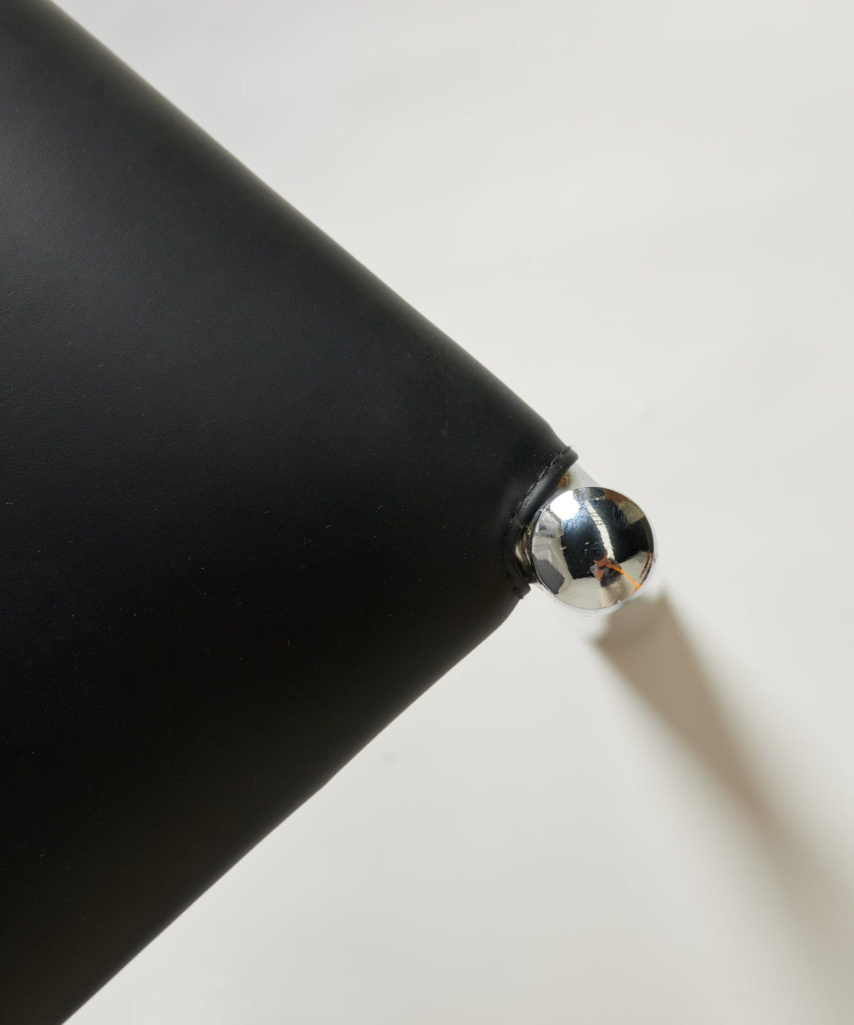 Chaise de salle à manger en métal rembourré Blair