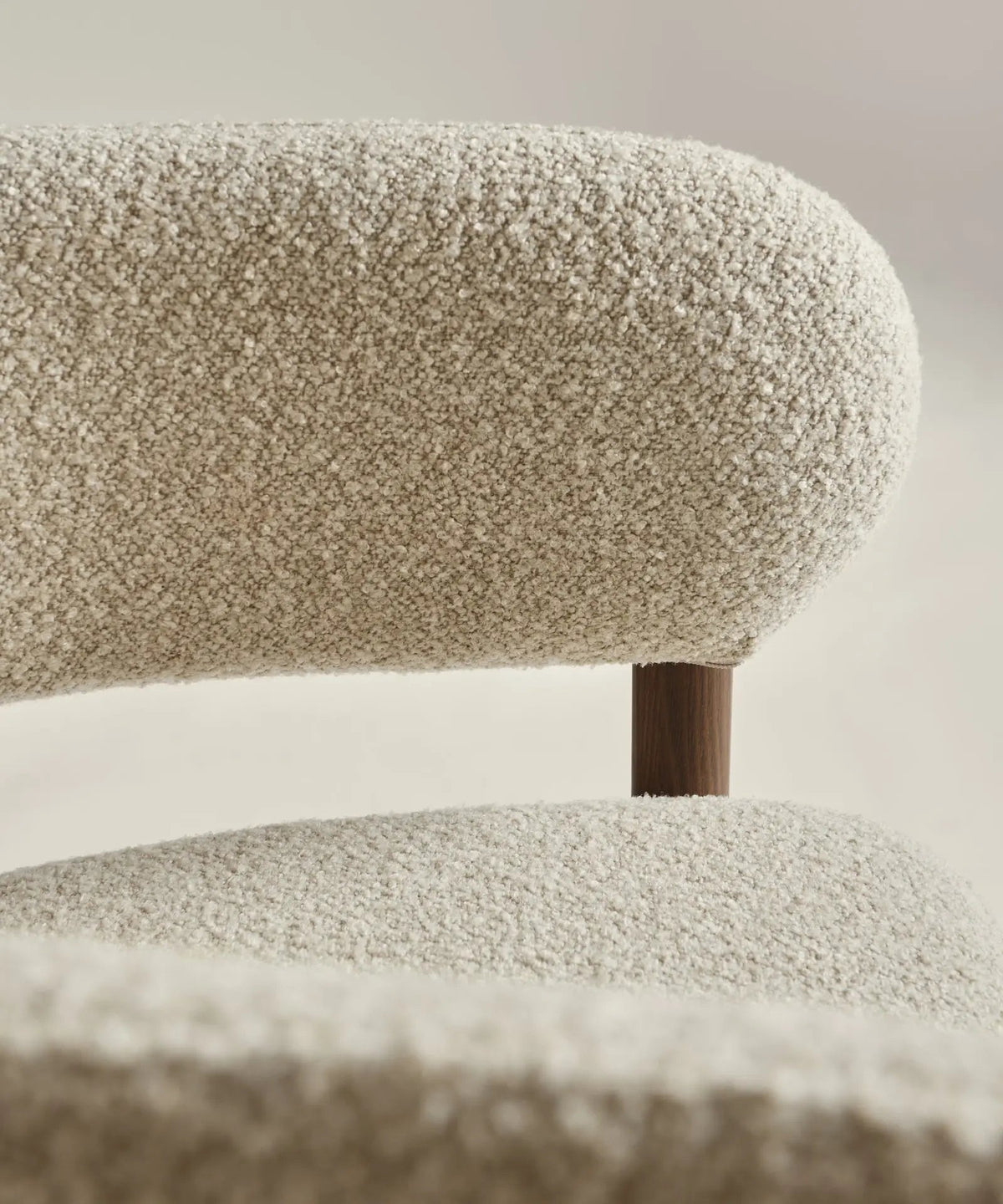 Chaise de salle à manger en tissu et métal Robbie