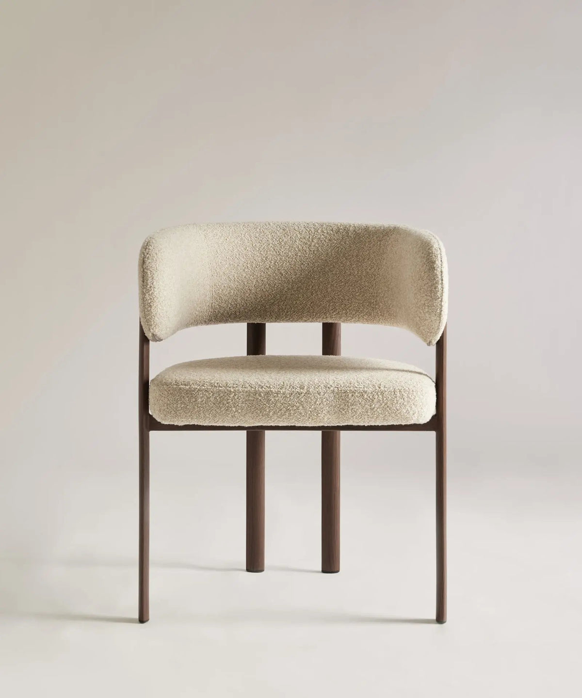 Chaise de salle à manger en tissu et métal Robbie