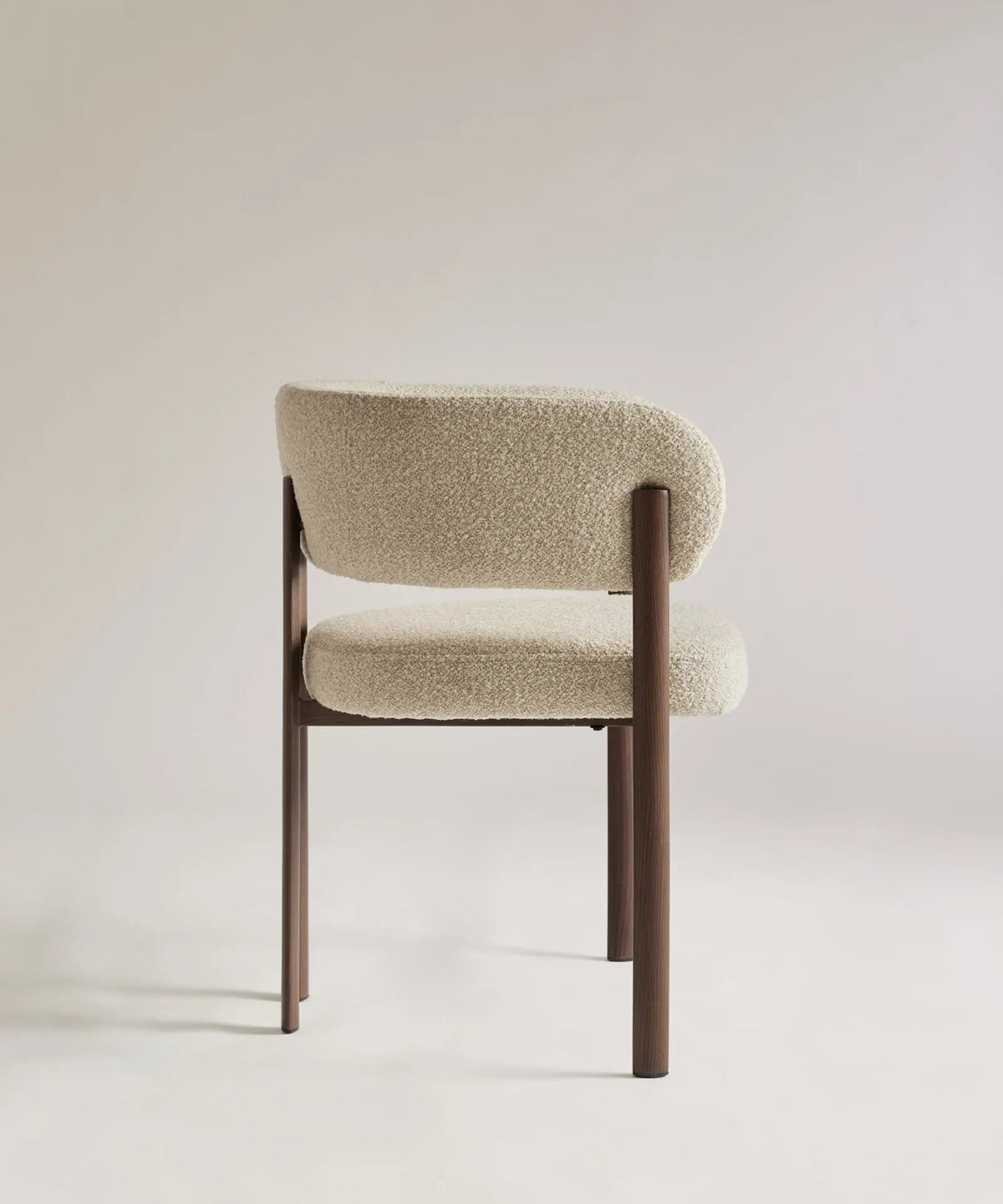 Chaise de salle à manger en tissu et métal Robbie