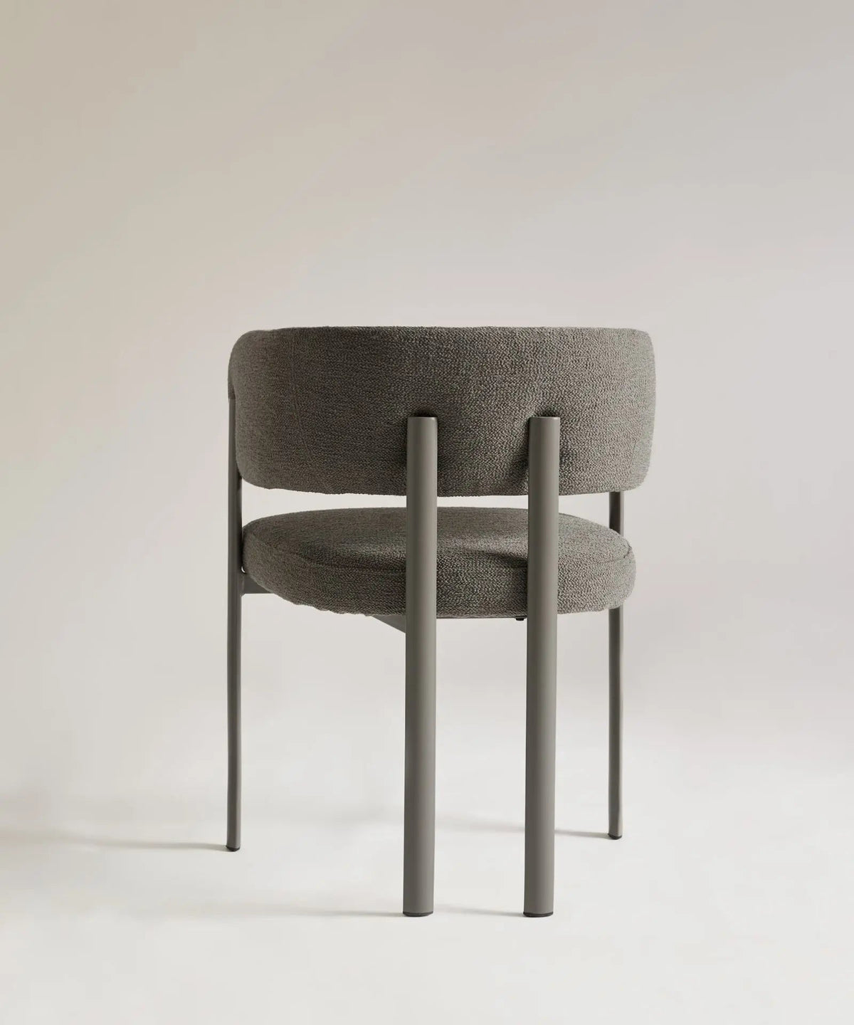Chaise de salle à manger en tissu et métal Robbie