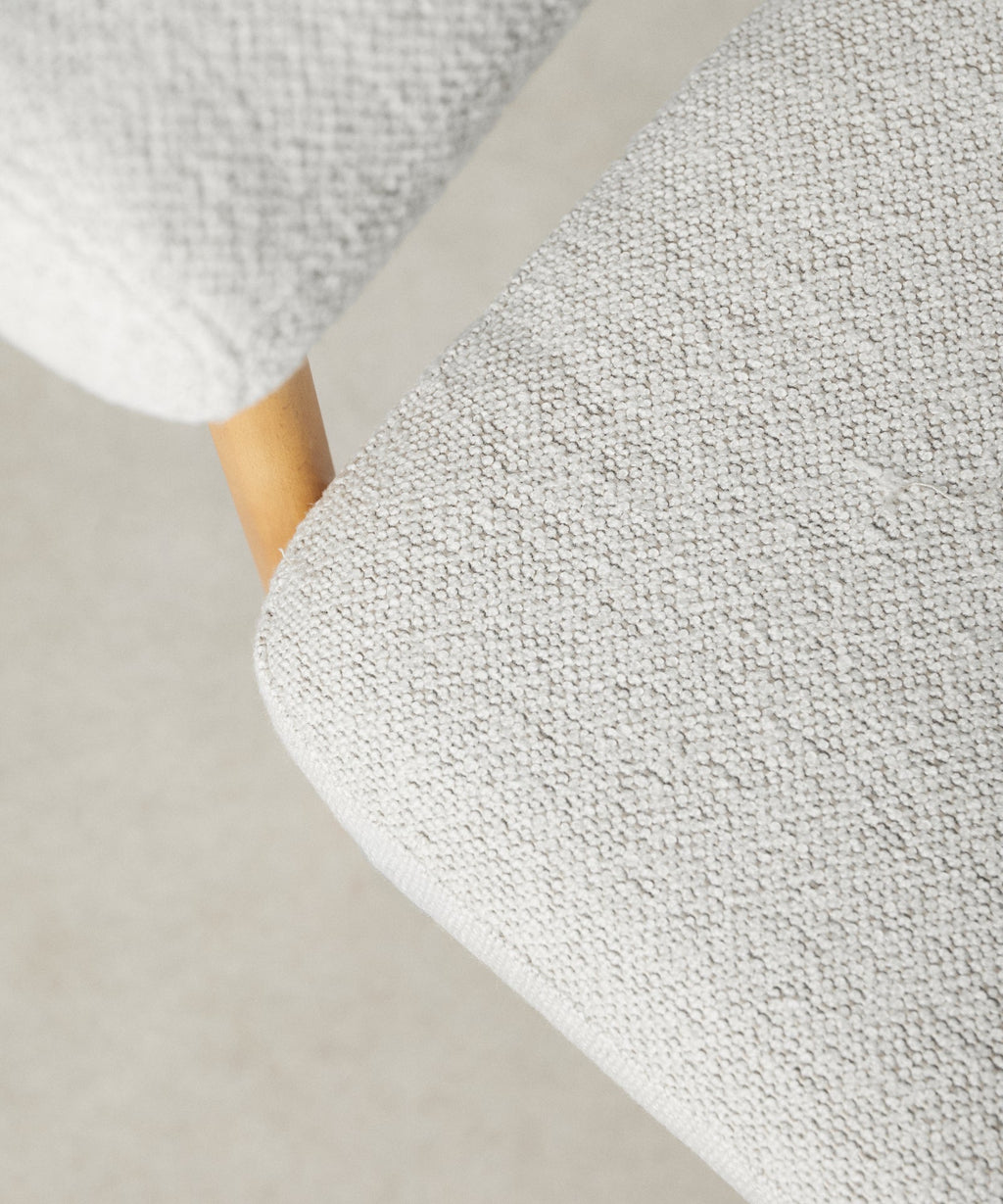 Chaise de salle à manger en bois et rembourrée Sparks