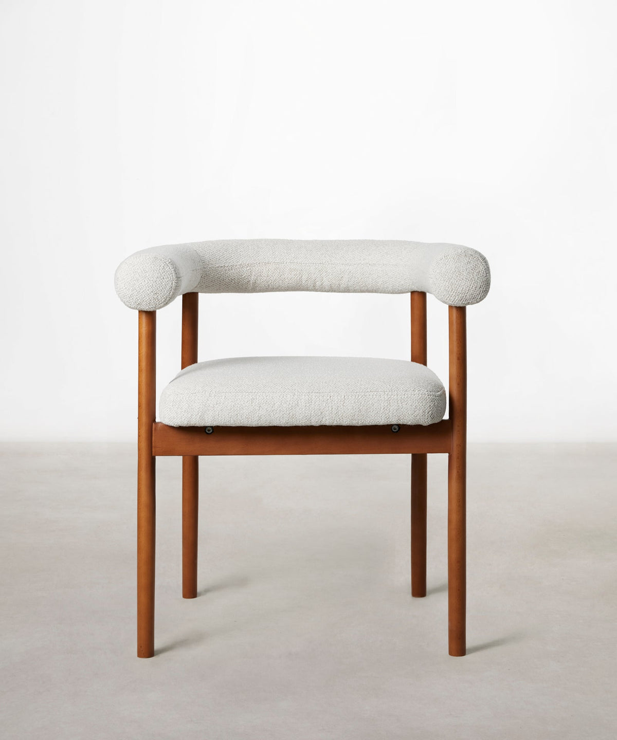 Chaise de salle à manger en bois et rembourrée Sparks