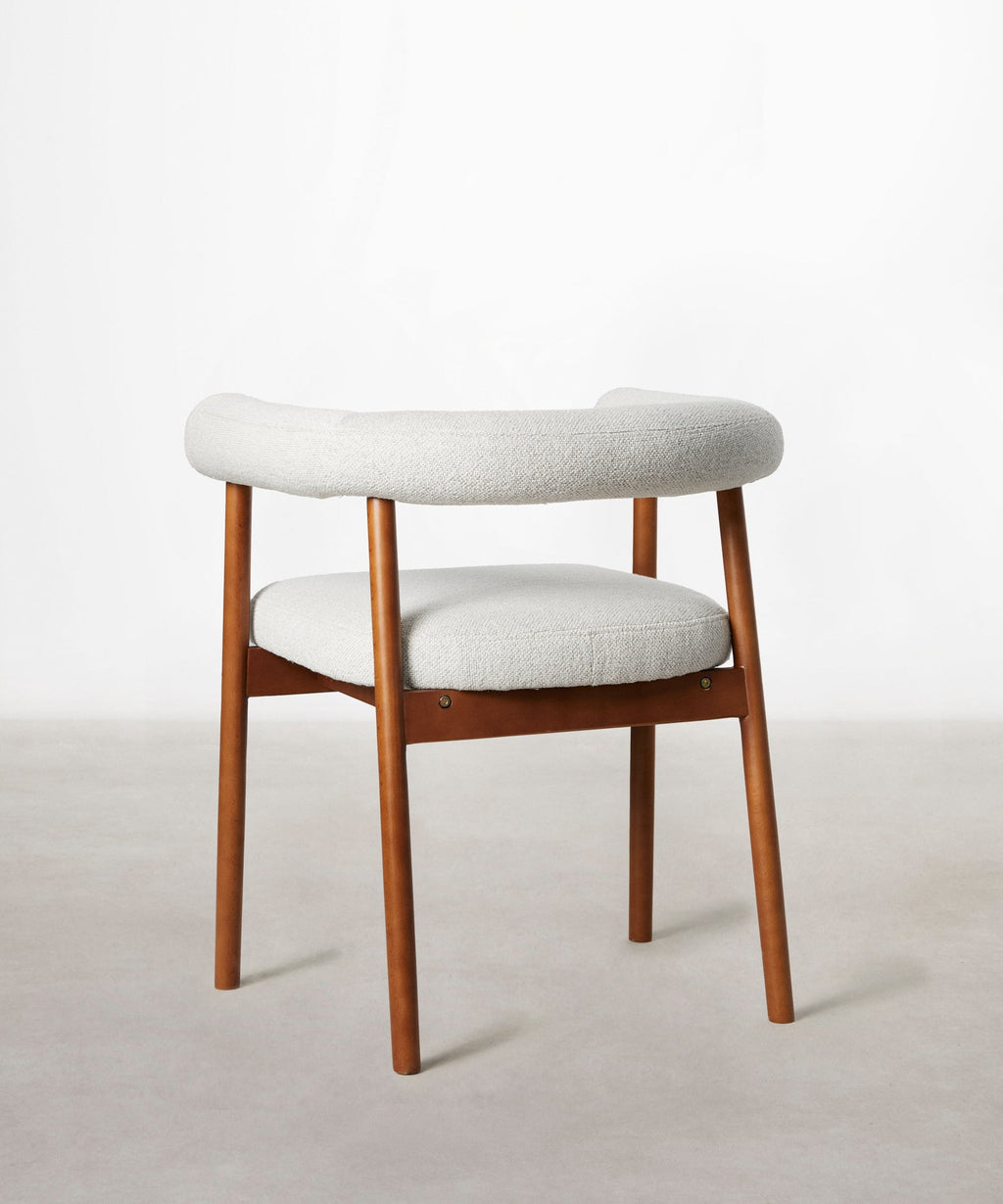 Chaise de salle à manger en bois et rembourrée Sparks
