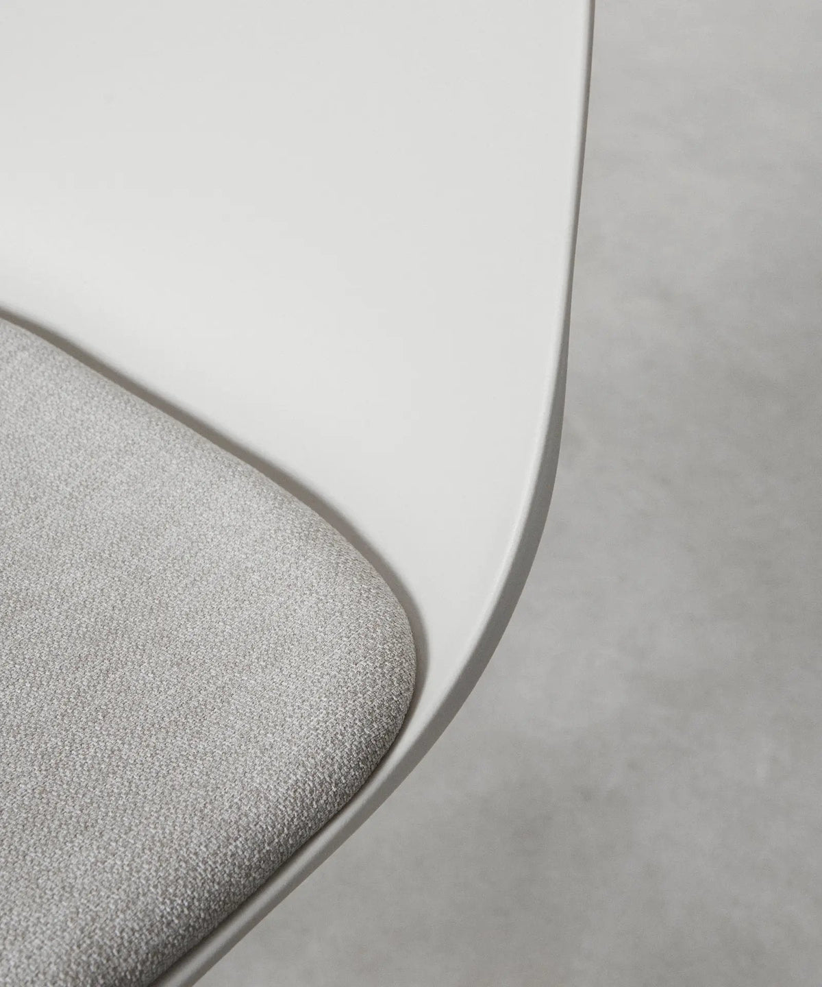 Chaise de Bureau en Polypropylène avec Assise en Tissu Annie