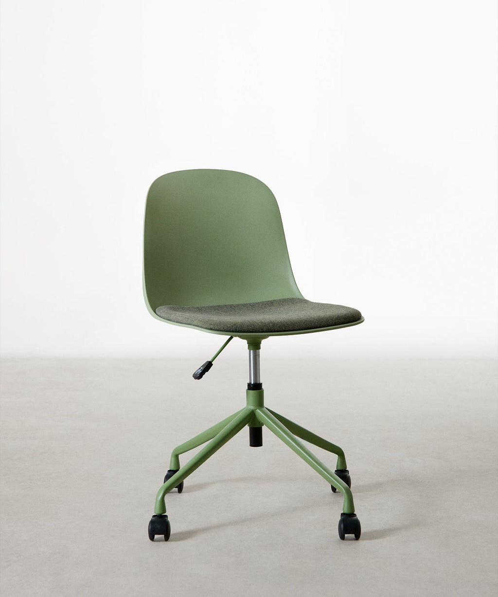 Chaise de Bureau en Polypropylène avec Assise en Tissu Annie