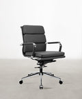 Chaise de bureau en similicuir Low Back Adalia - Color Edition