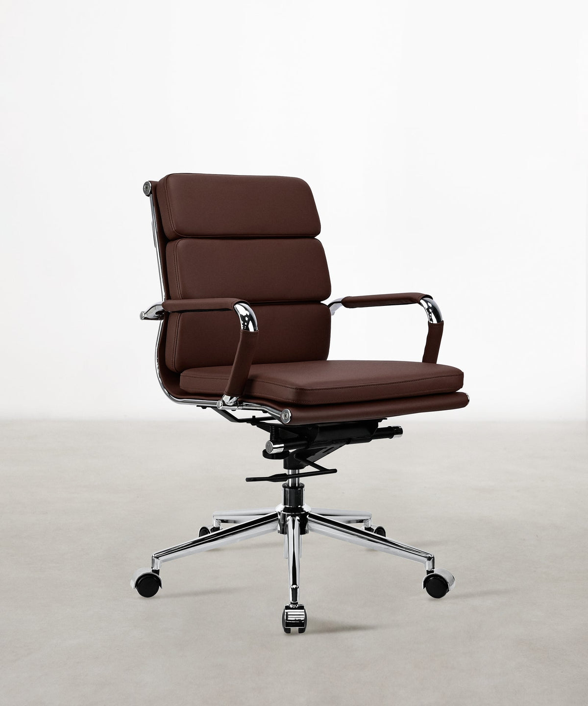 Chaise de bureau en similicuir Low Back Adalia - Color Edition