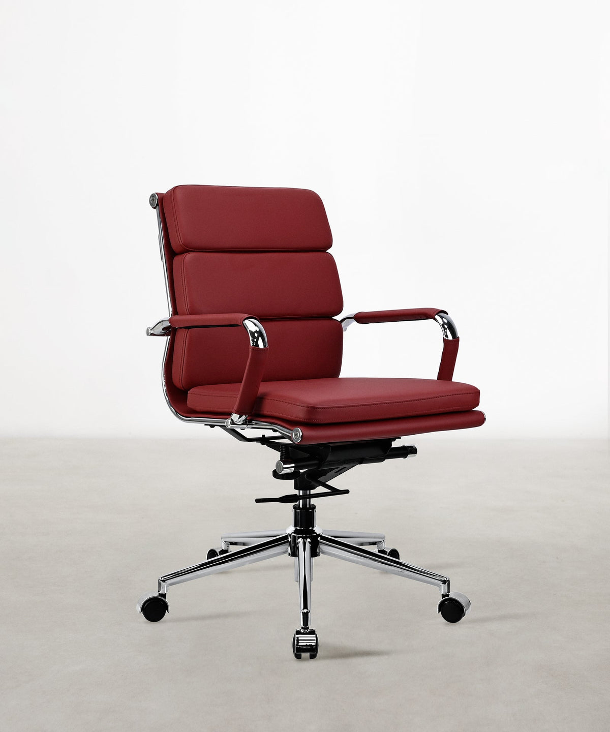 Chaise de bureau en similicuir Low Back Adalia - Color Edition
