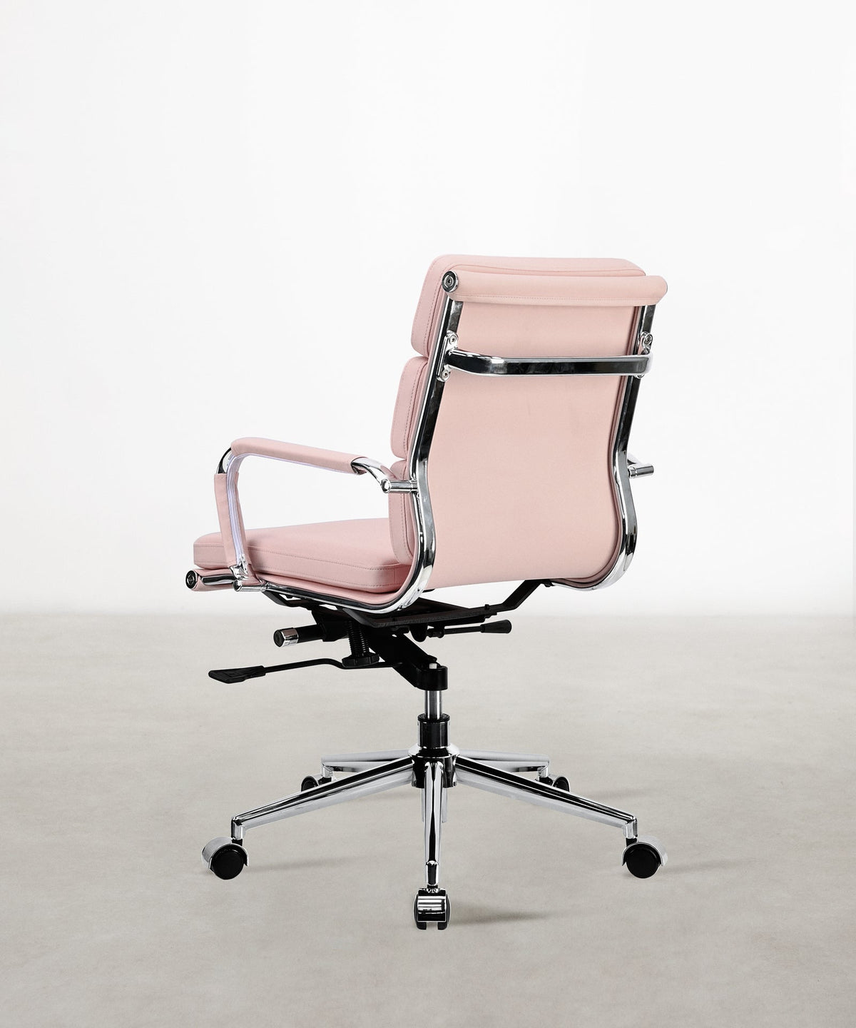 Chaise de bureau en similicuir Low Back Adalia - Color Edition