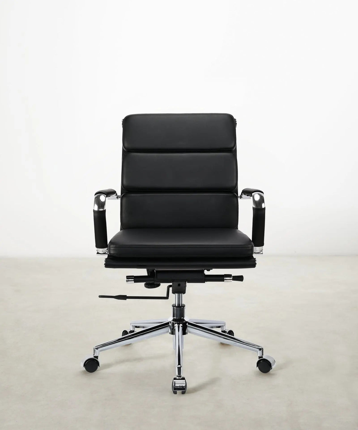 Chaise de bureau en similicuir Low Back Adalia