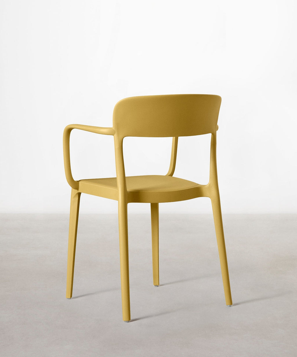 Chaise en polypropylène avec accoudoirs Saria