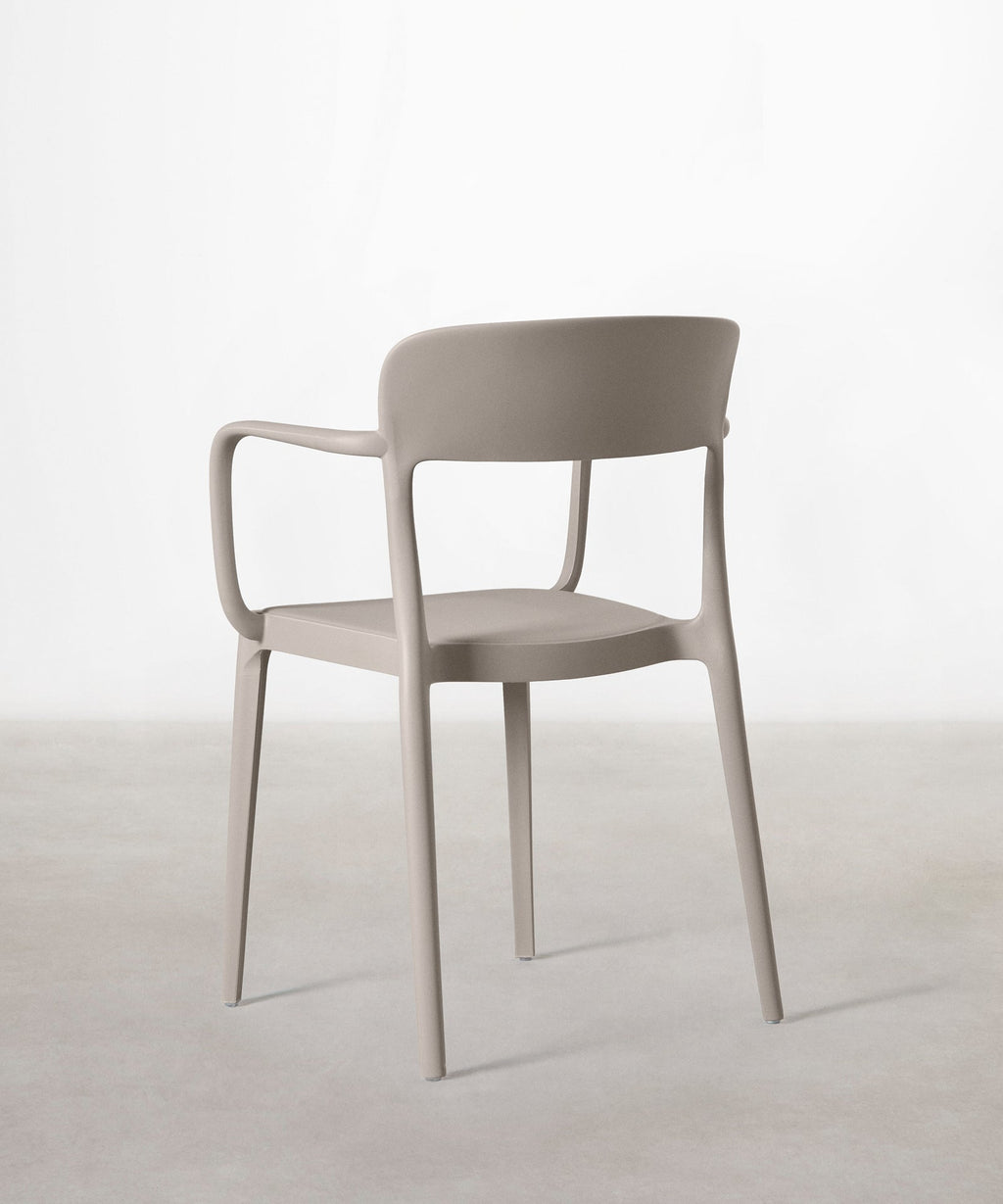 Chaise en polypropylène avec accoudoirs Saria