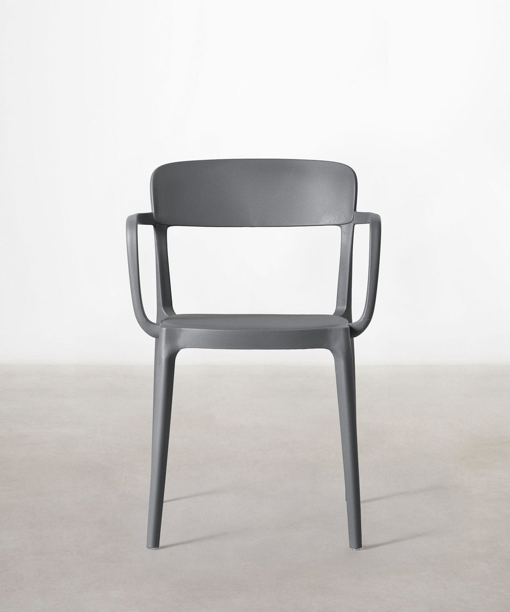 Chaise en polypropylène avec accoudoirs Saria