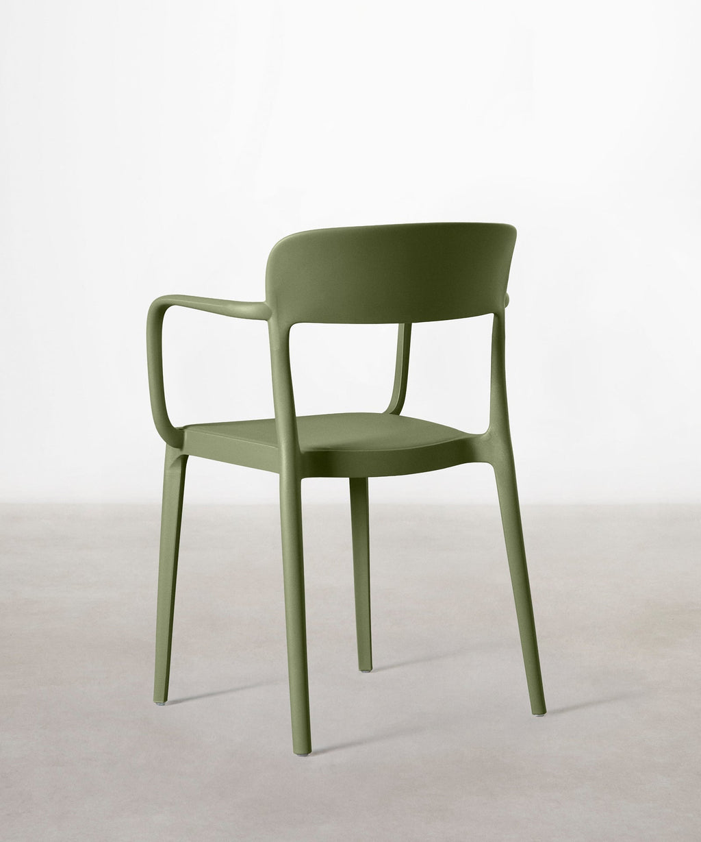 Chaise en polypropylène avec accoudoirs Saria