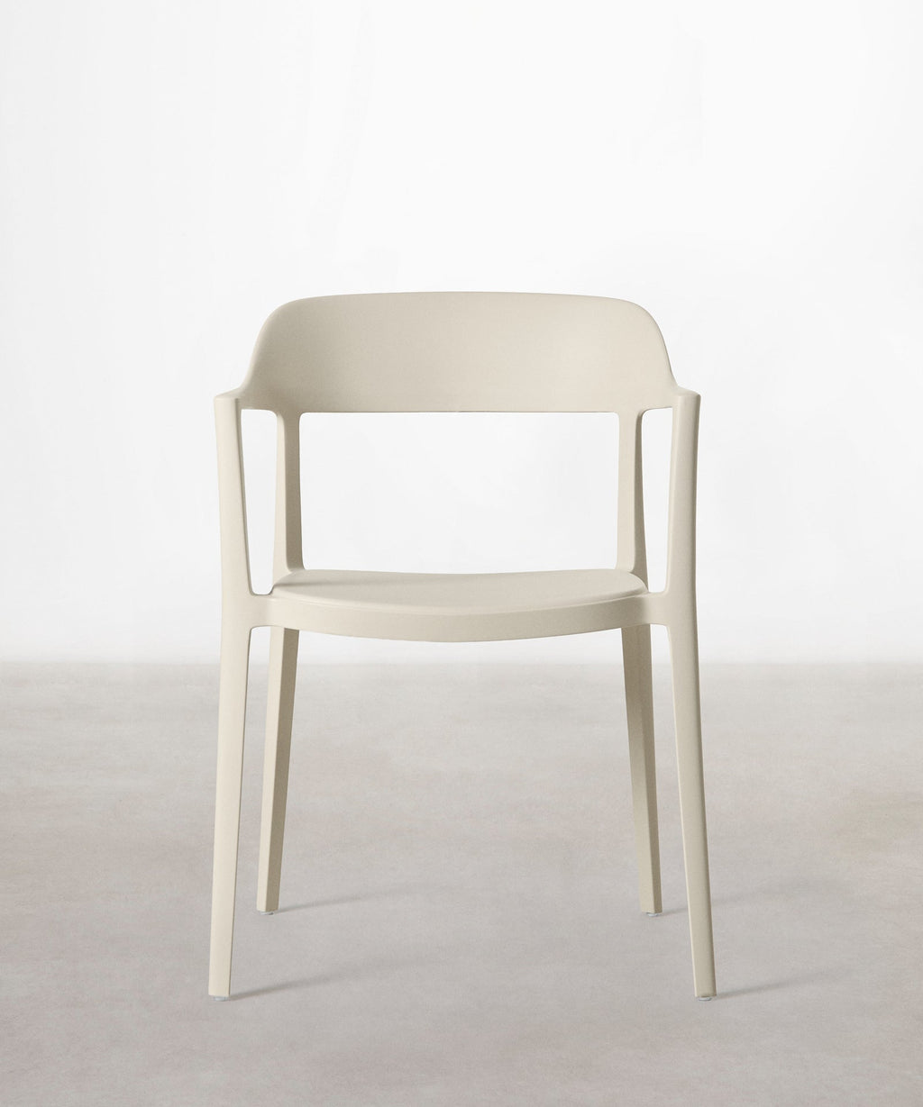 Chaise en polypropylène avec accoudoirs Naomi
