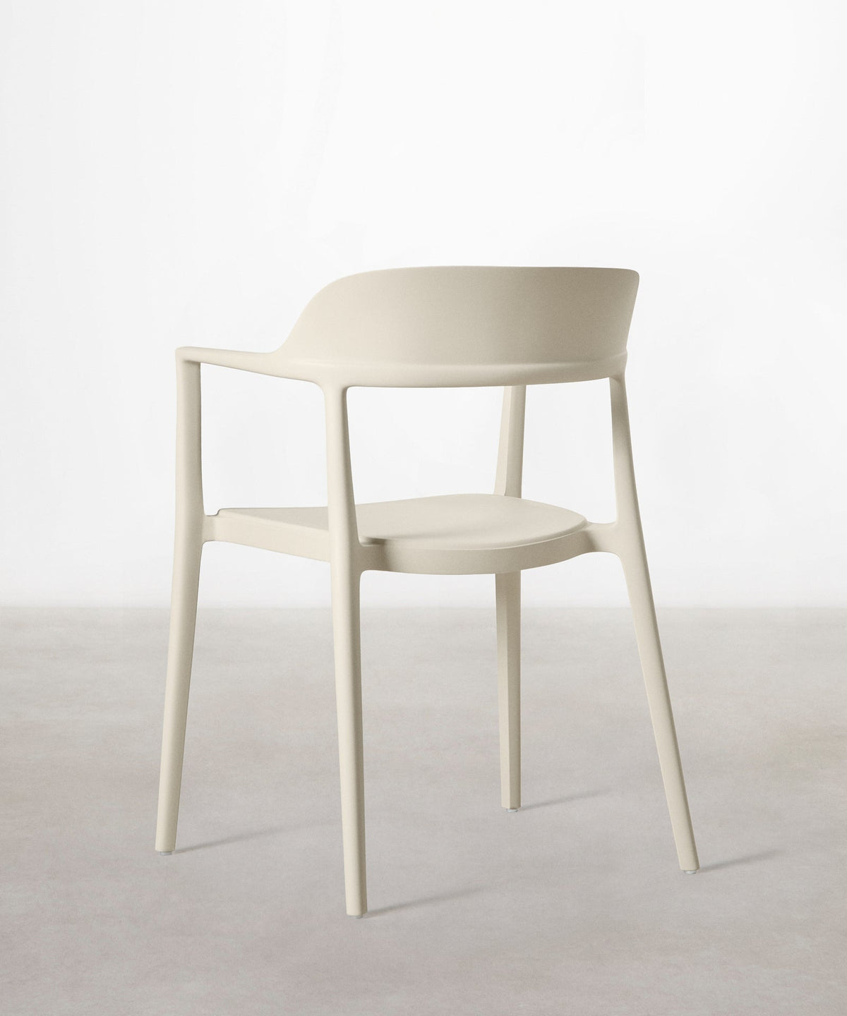 Chaise en polypropylène avec accoudoirs Naomi