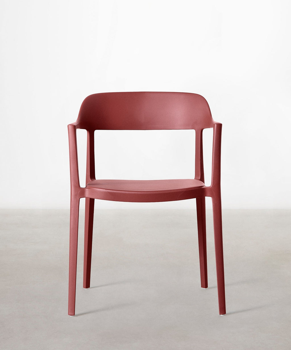 Chaise en polypropylène avec accoudoirs Naomi