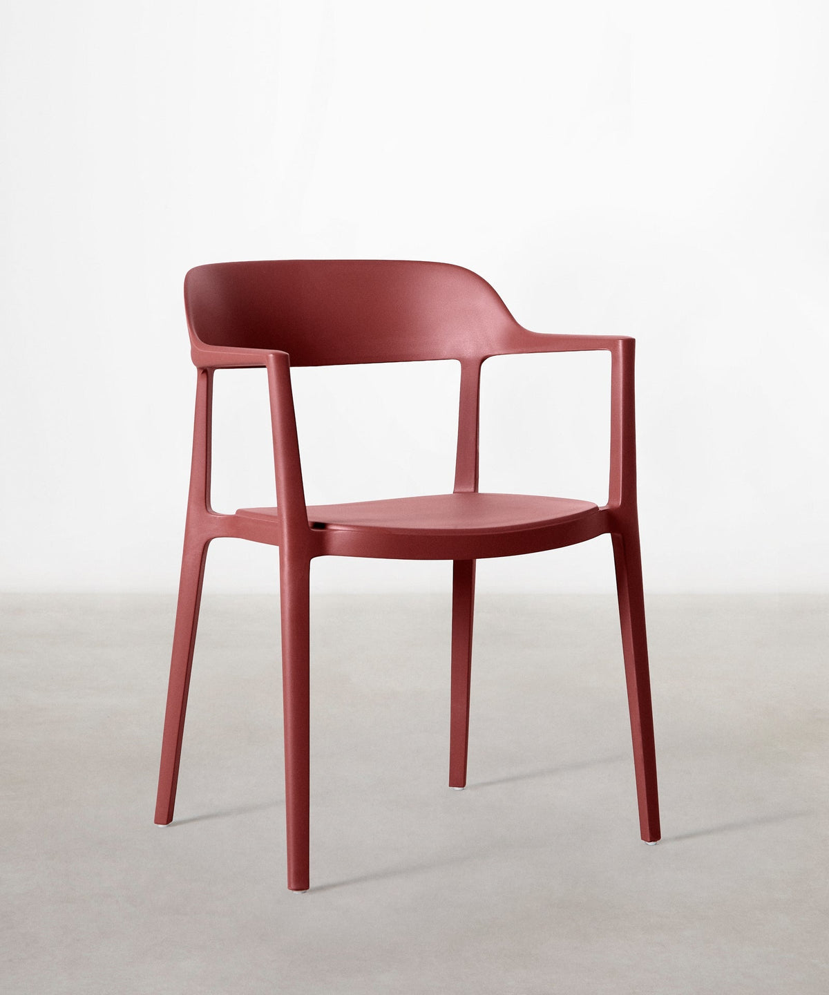 Chaise en polypropylène avec accoudoirs Naomi