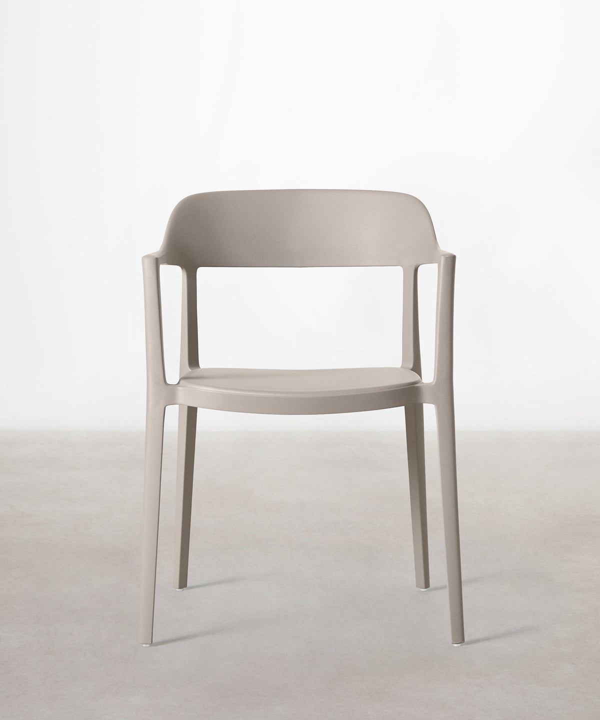 Chaise en polypropylène avec accoudoirs Naomi