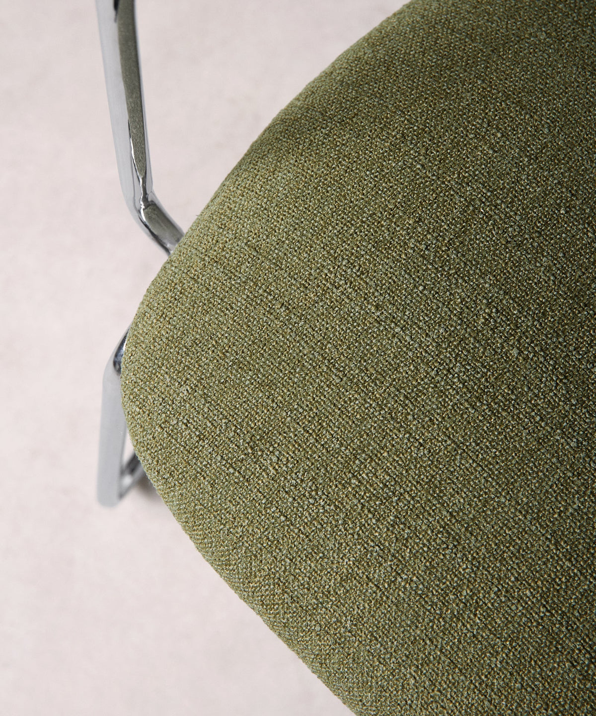 Chaise de Salle à Manger en Tissu et Métal avec Accoudoirs Moritz Arms