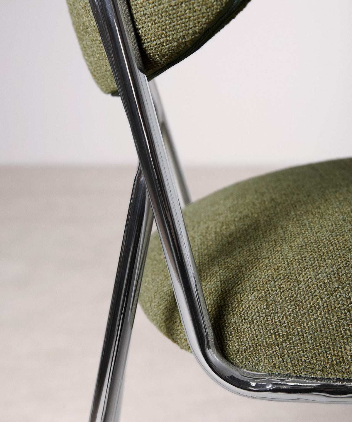 Chaise de Salle à Manger en Tissu et Métal avec Accoudoirs Moritz Arms
