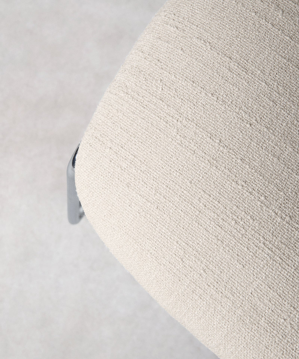 Chaise de Salle à Manger en Tissu et Métal Moritz