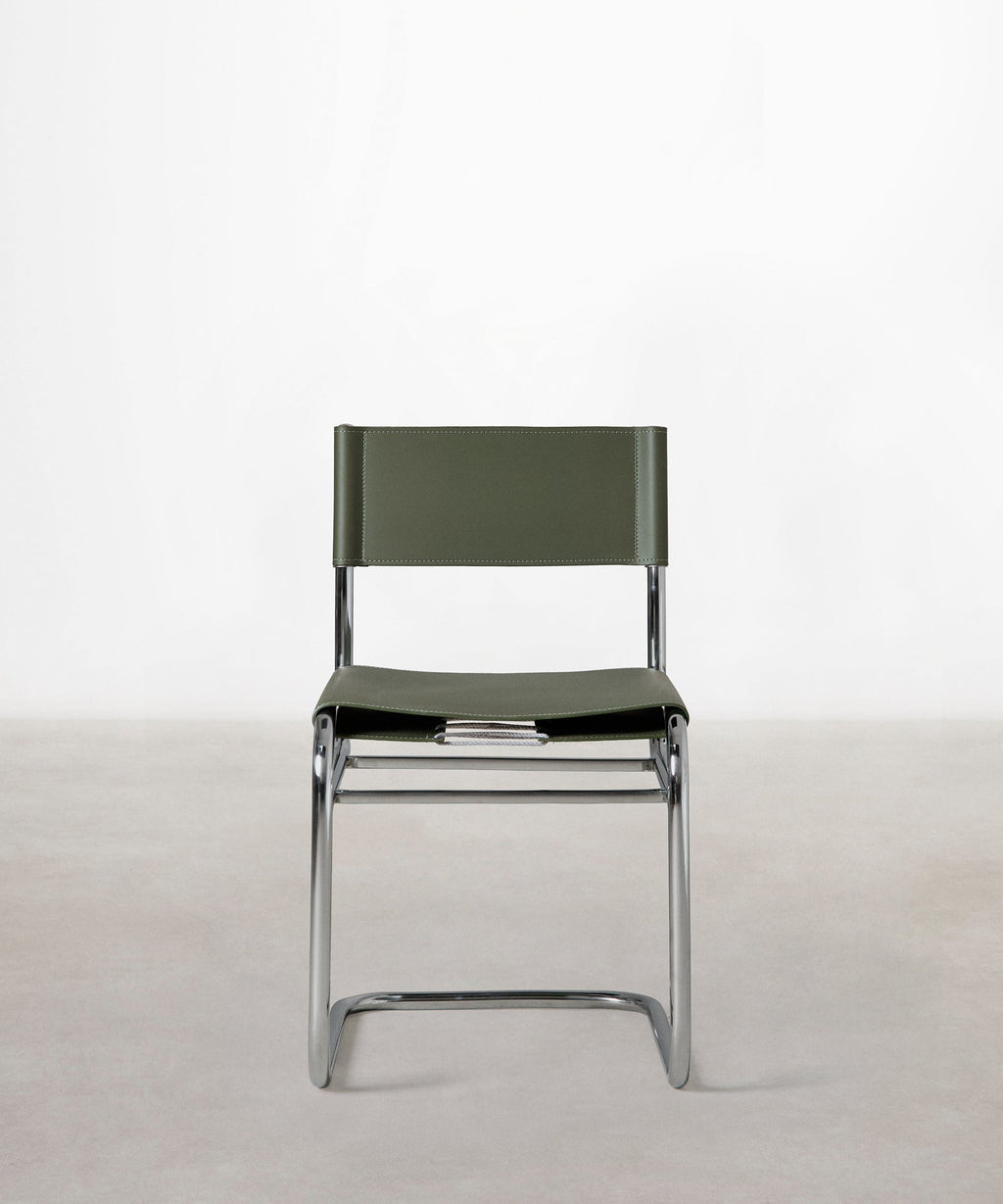 Chaise en polyuréthane et métal Lottie