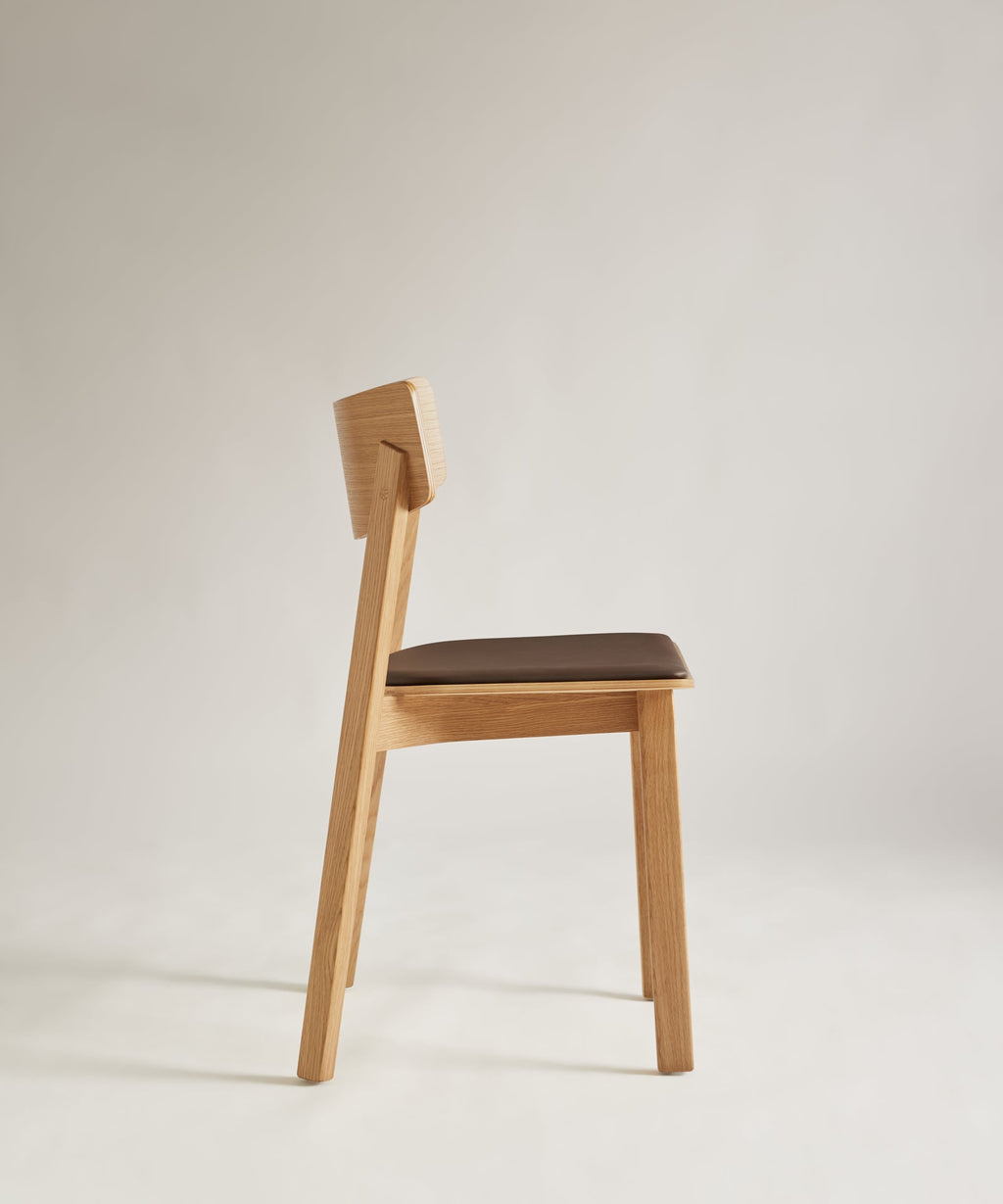 Chaise de Salle à Manger en Bois Massif Petra