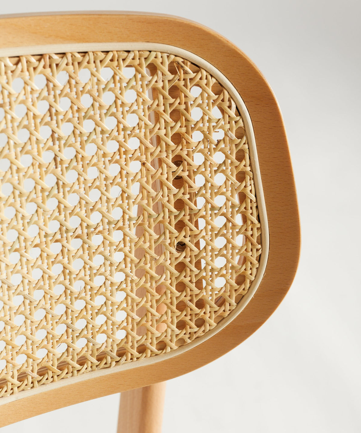 Chaise de Salle à Manger en Bois Massif Rembourrée Elma